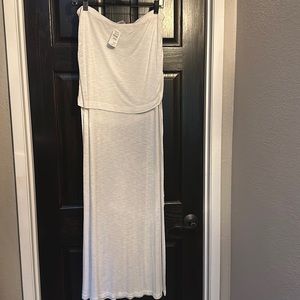 NWT | Young Fabulous & Broke fold over maxi skirt | White | Size Large
